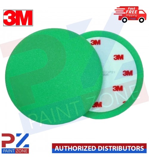 1 X 3M™ Perfect-It™ Fast Cut Plus Foam Compounding Pad Green Flat 150 mm 50487